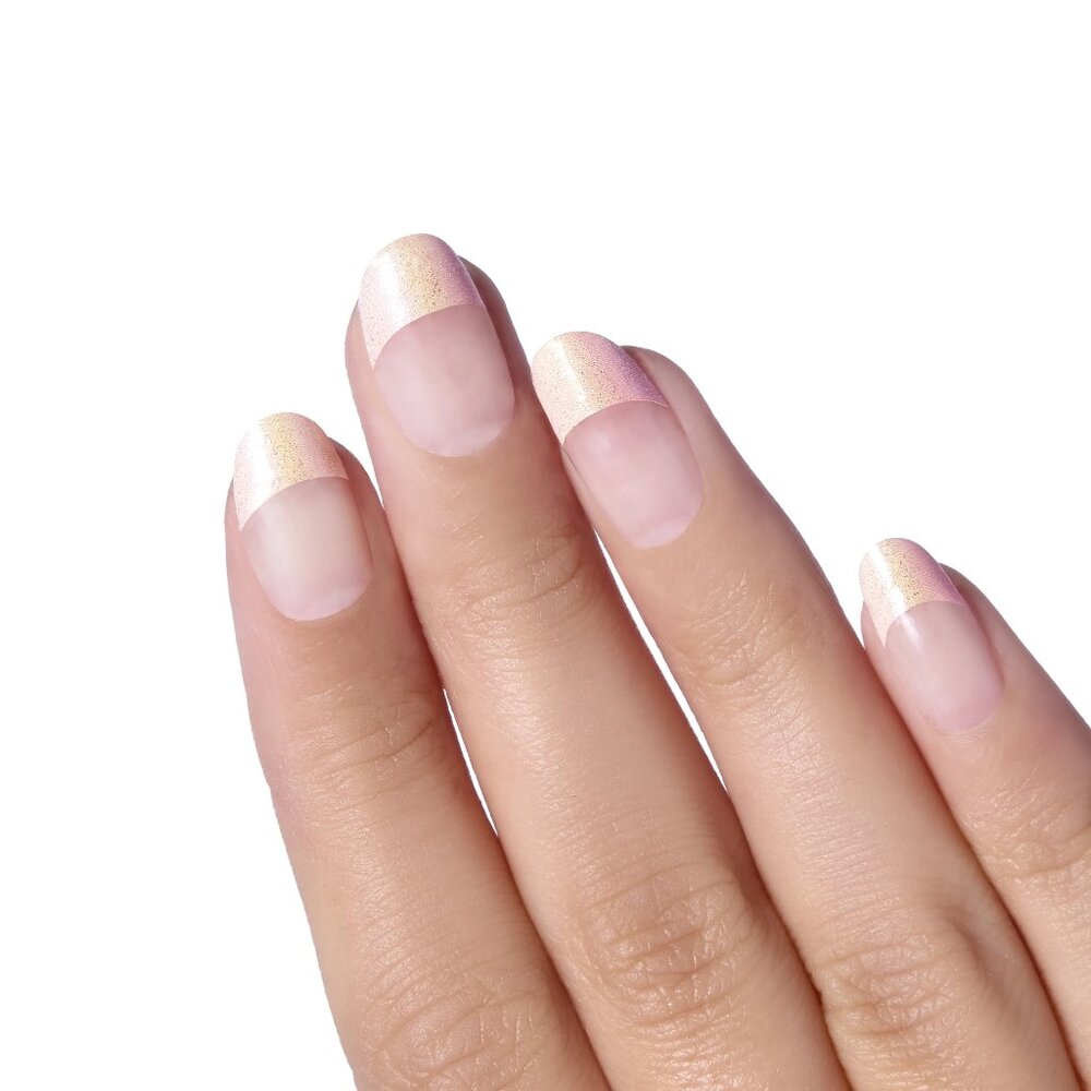 Color Street 'Day Break' French Manicure 100% Real Nail Polish Strips